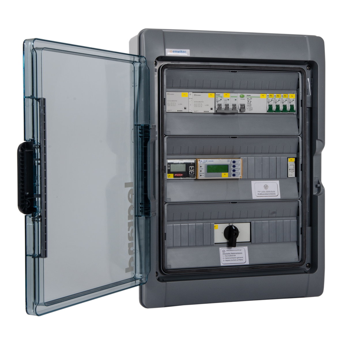 Enwitec Netzumschaltbox für Fronius mit FRT/NA/Q