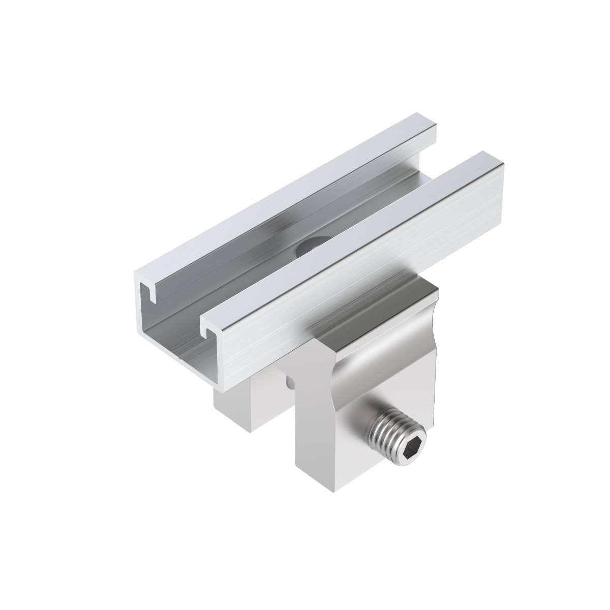 Bild von AeroCompact TMM08 Winkelfalzklemme mit Montageschiene