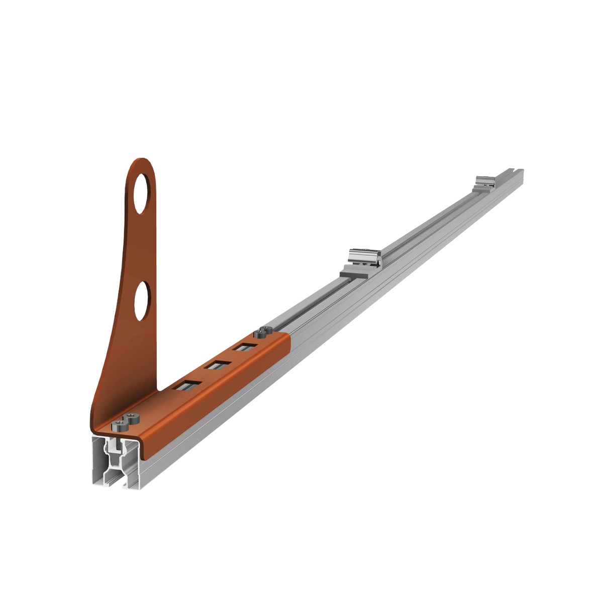 Bild von SL Rack Schneefangset - Ziegelrot RAL 8004 