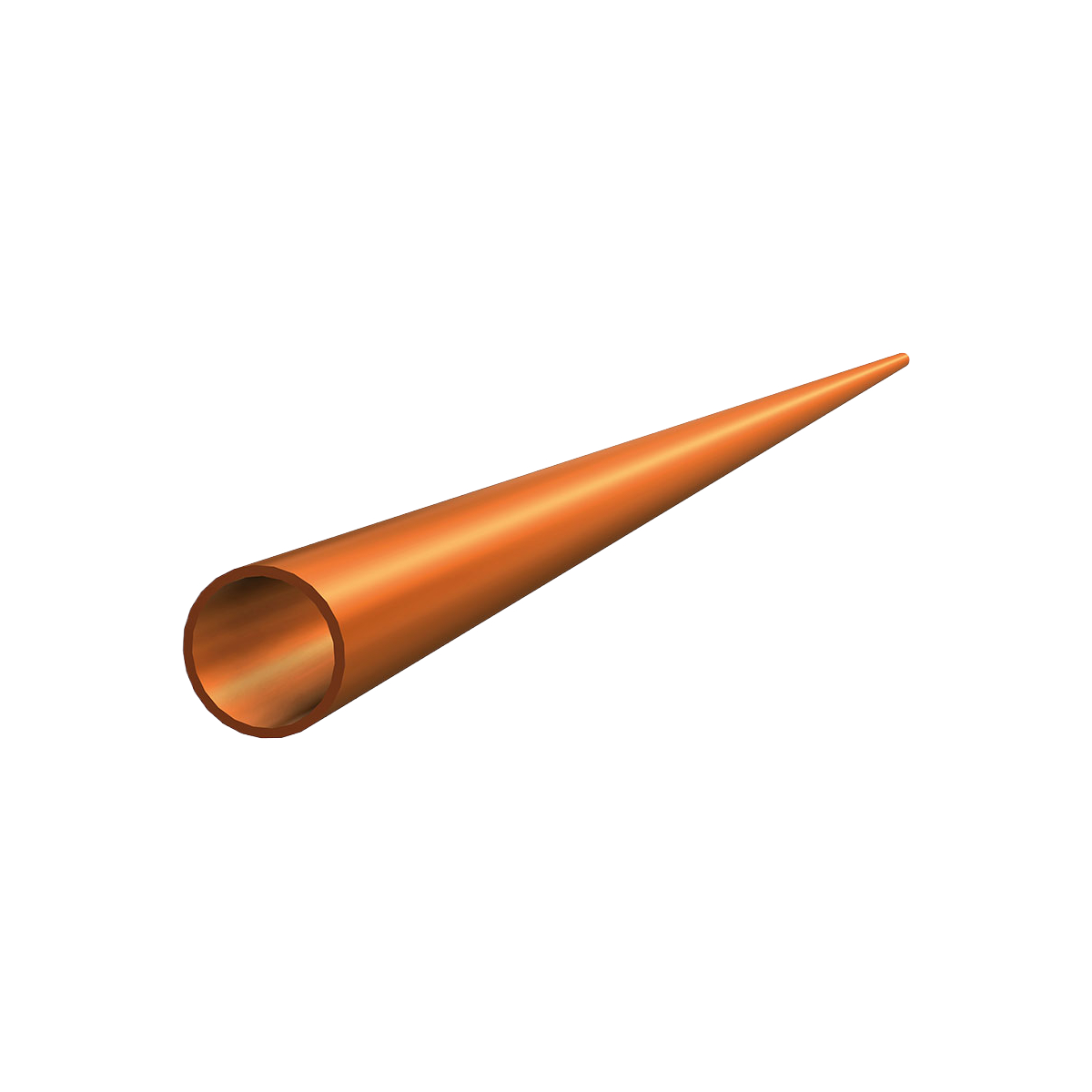 Bild von SL Rack Schneefangrohr 3000mm - Ziegelrot RAL 8004 