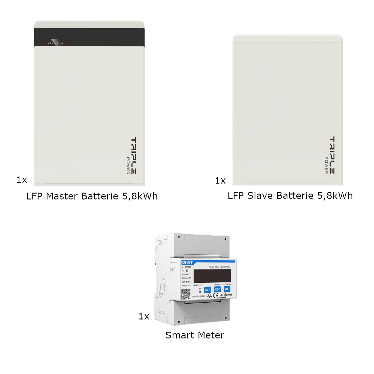 SolaX T58 11,6kWh Speicher - Set