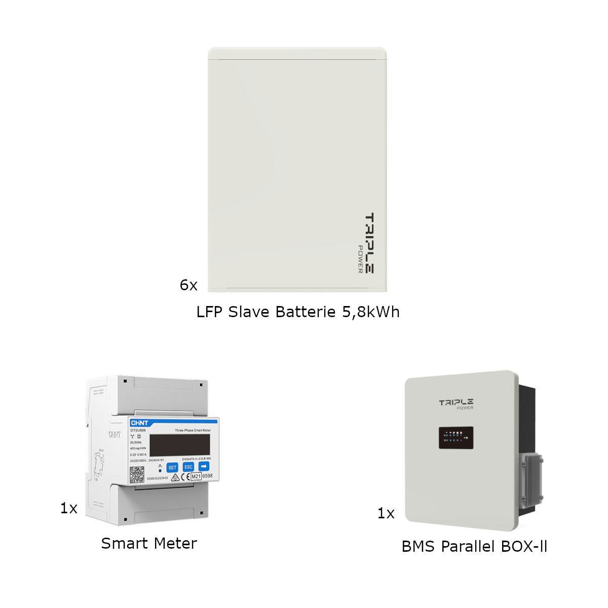 SolaX T58 34,8kWh Speicher - Set