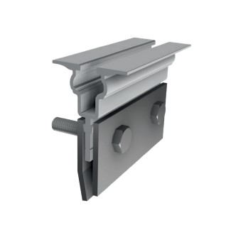 Falzklemme für Kupfer-Doppelfalzdächer horizontal