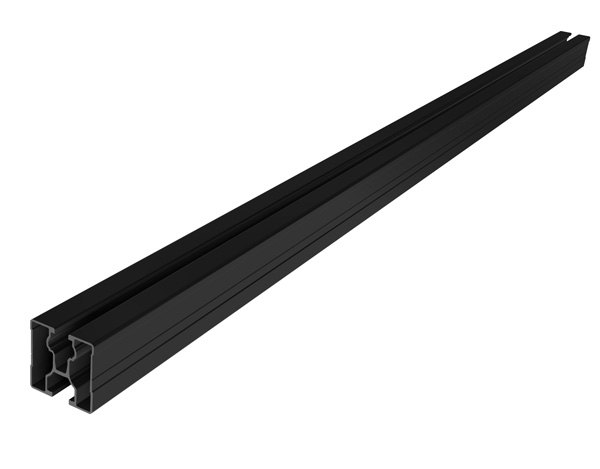 Modultragprofil RAIL 40 - 4750 mm, schwarz eloxiert