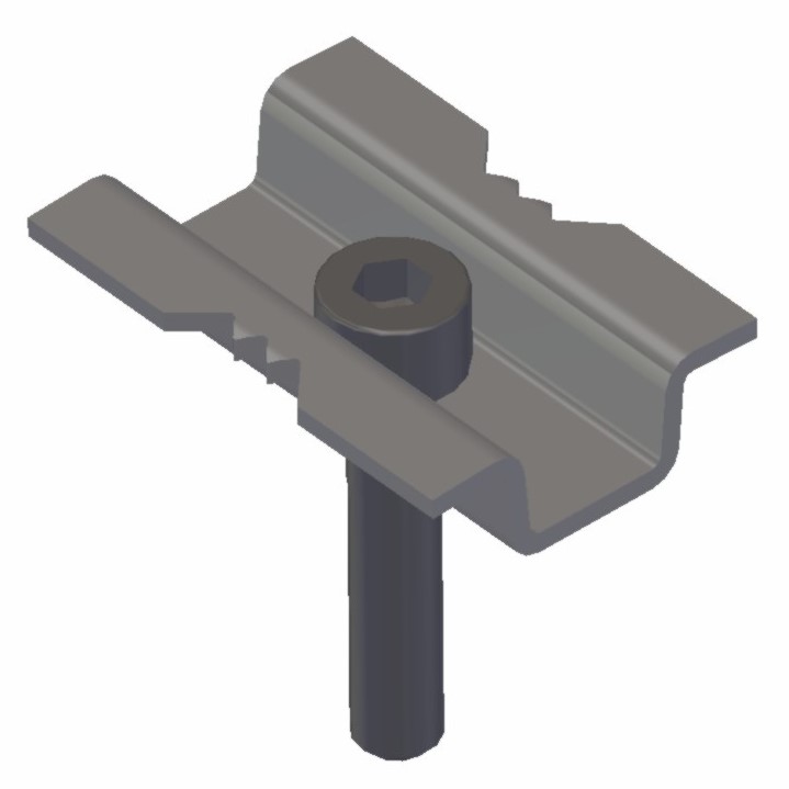 iFIX OW Mittelklemme mit Schraube 30-40mm