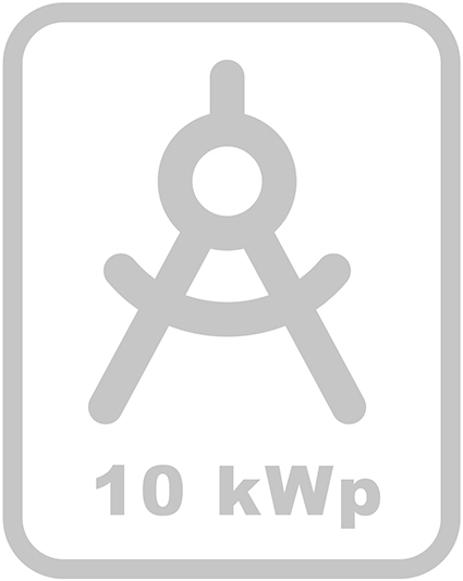 PV-Planungsleistung < 10 kWp