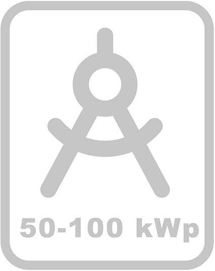 PV-Planungsleistung 50 - 100 kWp