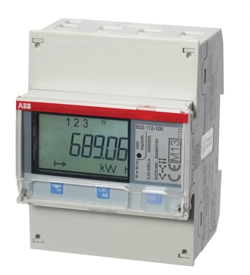 ABB Drehstromzähler 65A Stahl 
